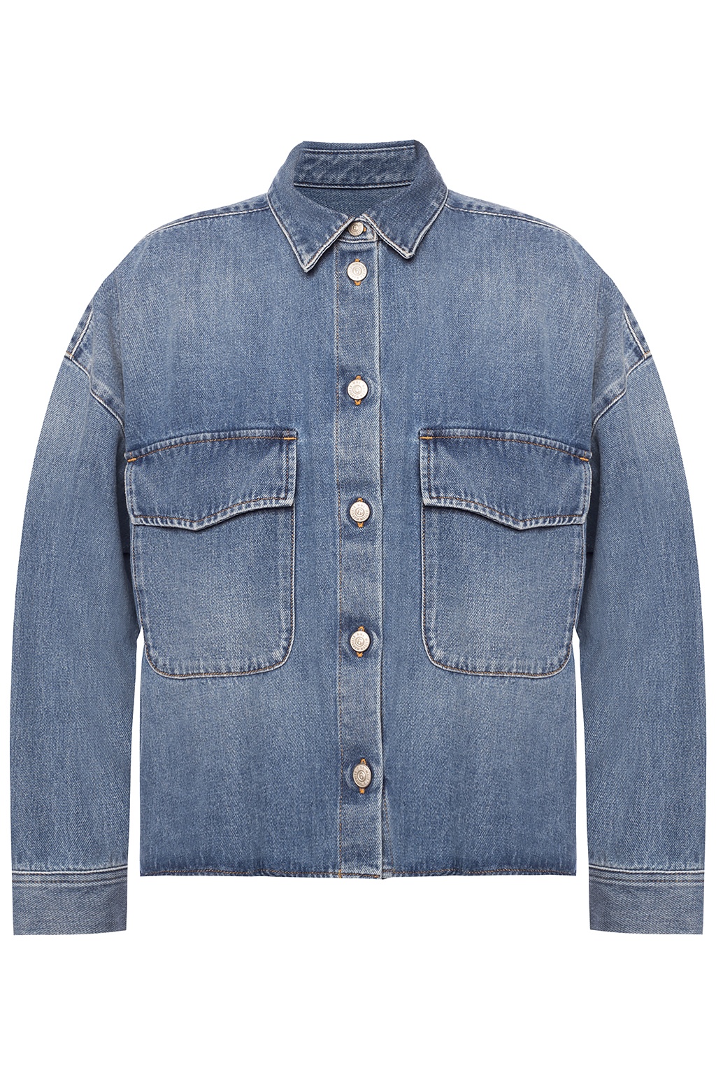 Mm6 oversized hotsell denim jacket